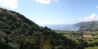 Aussicht bei Faial da Terra, Azoren