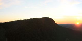 Sonnenuntergang auf dem Lochenstein