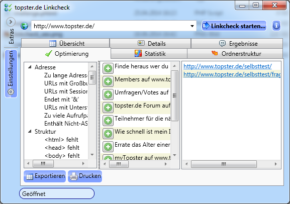 Exibir a atribuição duplicada de títulos no LinkChecker