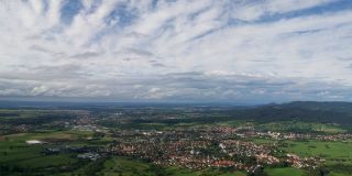 Widok z Lochenstein na Balingen