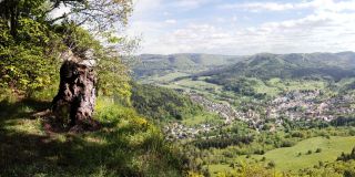 Aussichtspunkt von Schalksburg in Albstadt