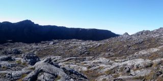 Cráter del volcán pico