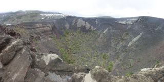 Cráter volcánico, La Palma